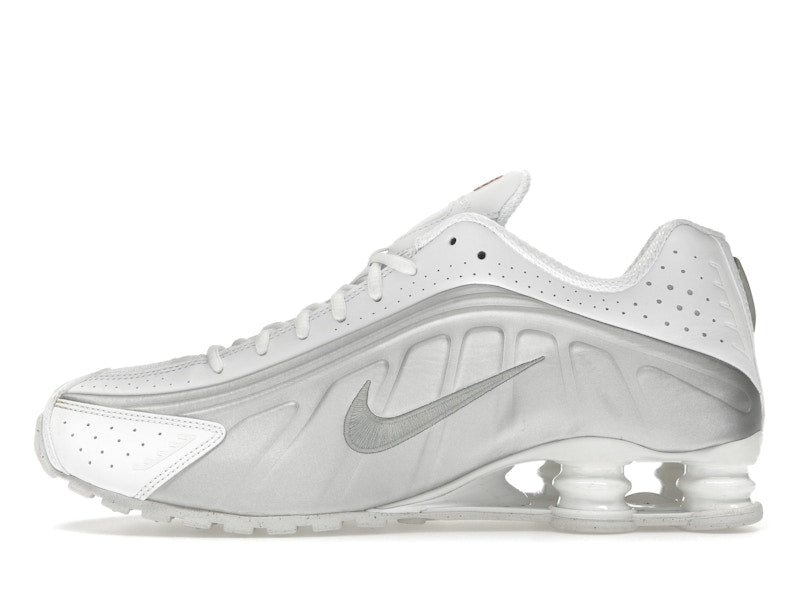 Nike Shox R4 White Bright Crimson Metallic Silver - view 19
