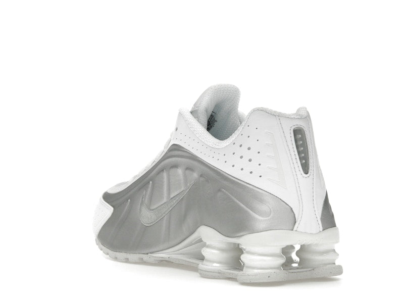 Nike Shox R4 White Bright Crimson Metallic Silver - view 25