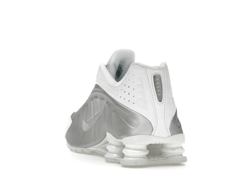 Nike Shox R4 White Bright Crimson Metallic Silver - view 26