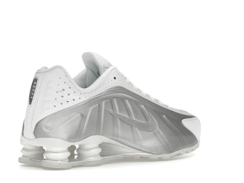 Nike Shox R4 White Bright Crimson Metallic Silver - view 33