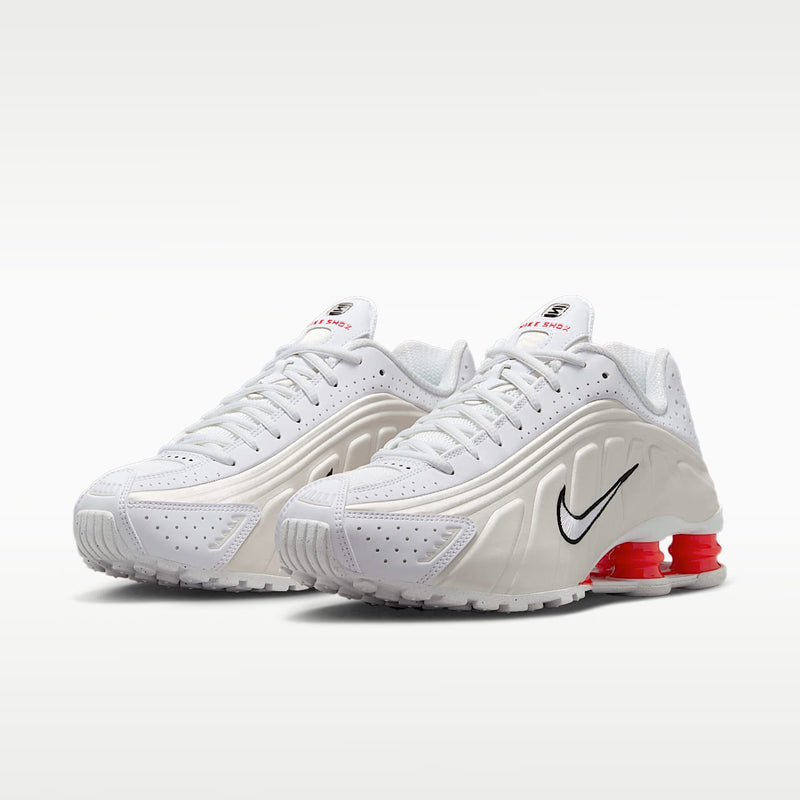 Nike Shox R4 White Phantom Picante Red (Women's) - vue 38