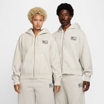 Stussy x Nike Pigment Dyed Fleece Zip Hoodie (Asia Sizing) Light Bone - vue 3