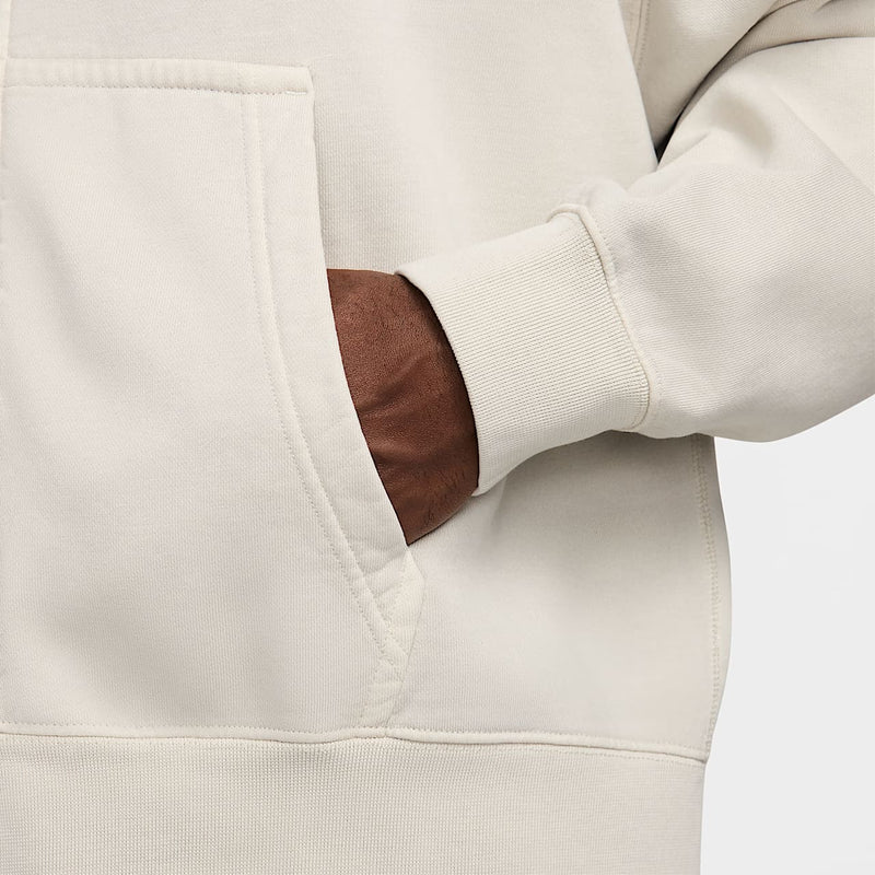 Stussy x Nike Pigment Dyed Fleece Zip Hoodie (Asia Sizing) Light Bone - vue 6