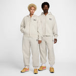 Stussy x Nike Pigment Dyed Fleece Zip Hoodie (Asia Sizing) Light Bone - vue 5
